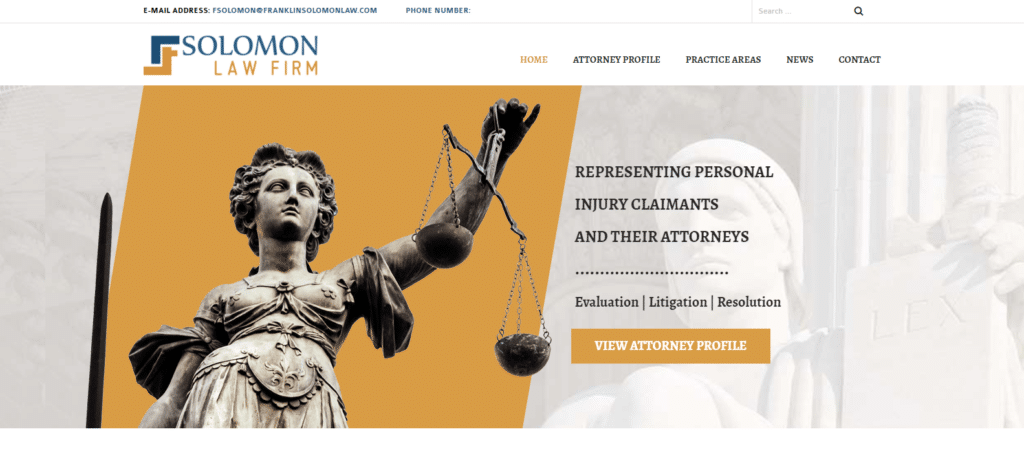 Solomon Law Firm – South Jersey Law Firm Representing Personal Injury Claimants and Their Attorneys2